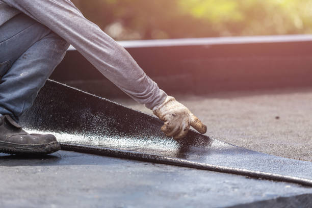 Professional Waterproofing technician working in Long Lake, IL